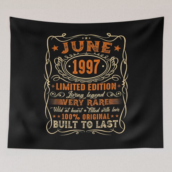 Item preview, 24th Birthday Born In June 1997 Vintage Retro 24 Years Old Gift  designed and sold by sheilase.