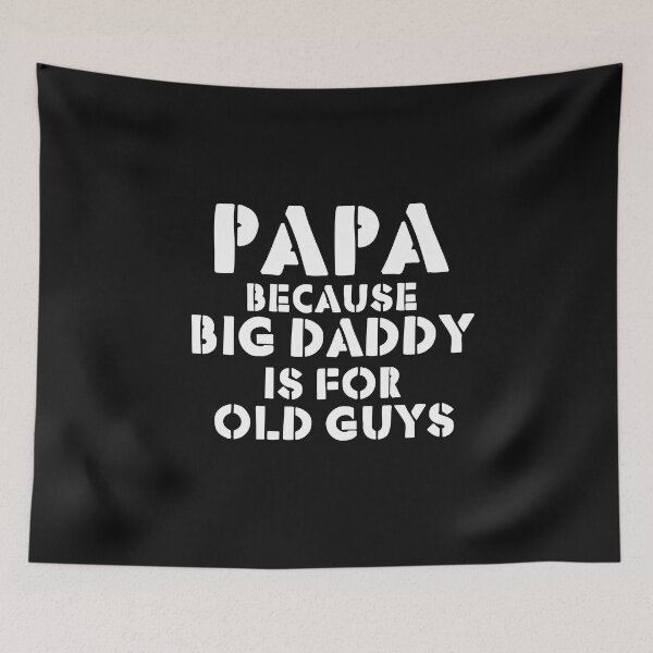 Item preview, Vintage Papa Because Big Daddy is for old guys Typography  designed and sold by garniturex.