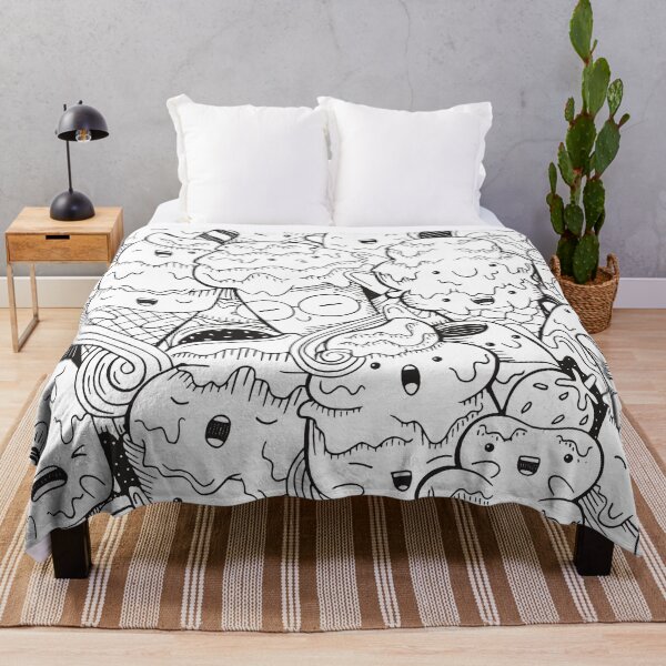 Item preview, Illustration Doodle Ice Cream Cartoon Style designed and sold by Peekonet.