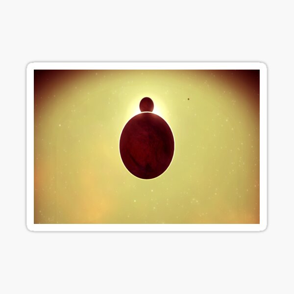 Twin Planet Rays - NMS Sticker