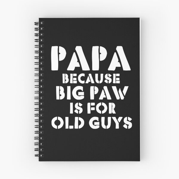 Item preview, Vintage Papa Because big paw is for old guys Typography designed and sold by garniturex.