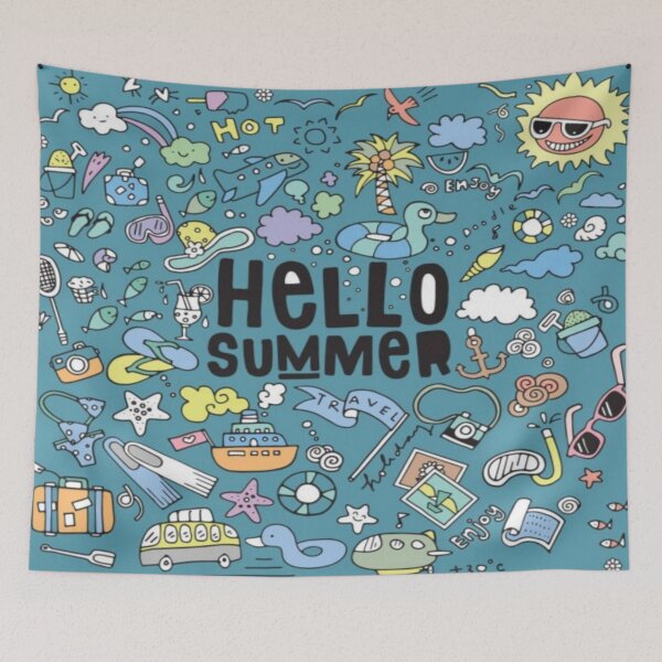 Item preview, Hello summer design designed and sold by TheHand-art.