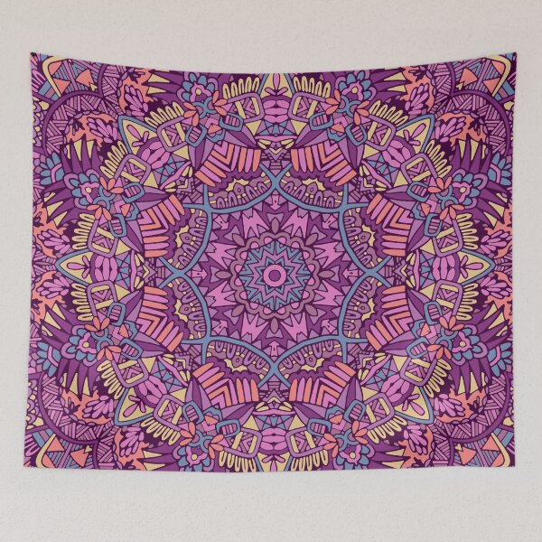 Item preview, Mandala Seamless Pattern Mandala Art Flower Medallion Print designed and sold by Peekonet.