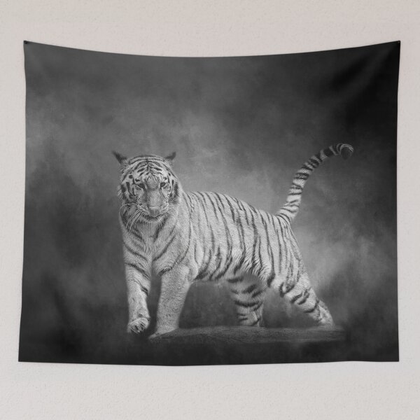 Item preview, Siberian Tiger BW designed and sold by Elisabeth Lucas.