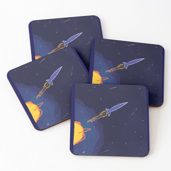 Item preview, Rocket in transit designed and sold by -ink-.