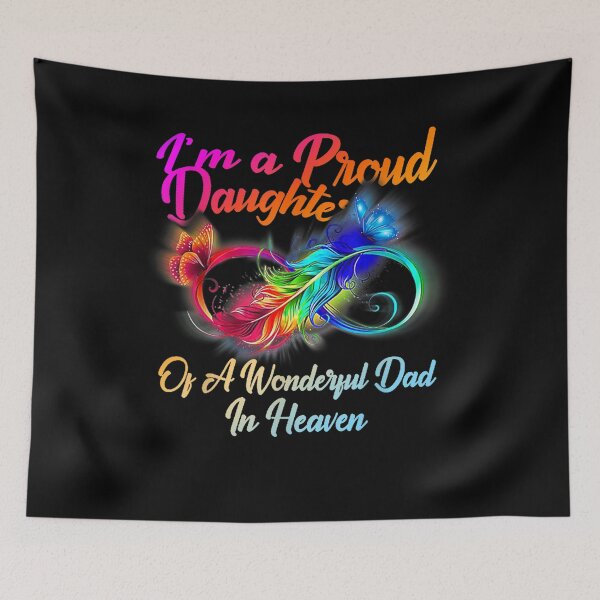 Item preview, I M A Proud Daughter Of A Wonderful Dad In Sky Gift  designed and sold by sheilase.