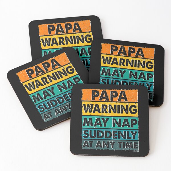 Item preview, Papa Warning May Nap Suddenly At Any Time Vintage Father Day designed and sold by BegayStore.