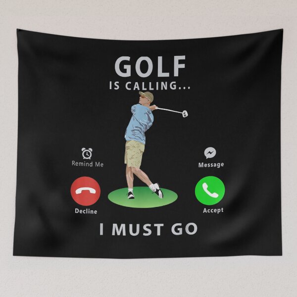 Item preview, Golf Lover Golf Is Calling – I Must Go Funny Gift  designed and sold by sheilase.