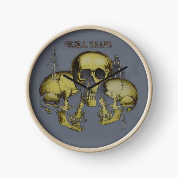 Skull Snaps | Skull gift Clock