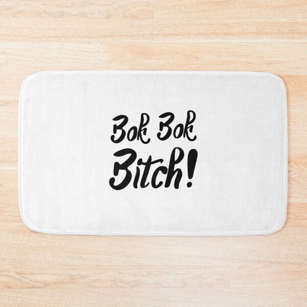 Item preview, Bok Bok Bitch -Crazy Rich Asians Text Design in Black - because Chickens are Bitches! designed and sold by katiekendall.