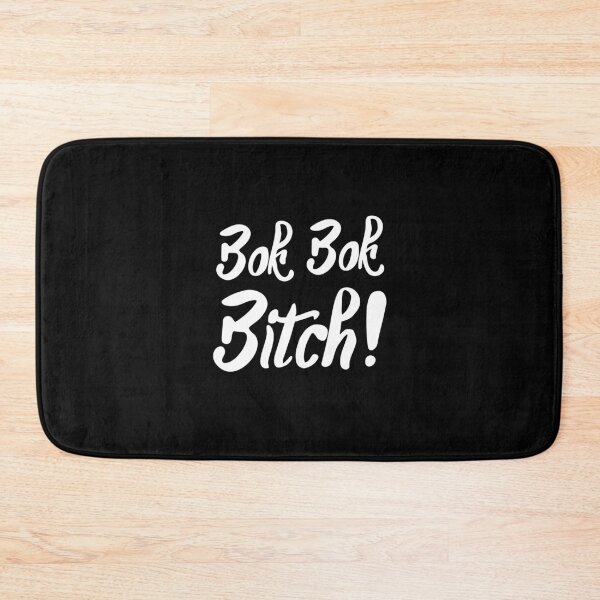 Item preview, Bok Bok Bitch -Crazy Rich Asians Text Design in White - because Chickens are Bitches! designed and sold by katiekendall.