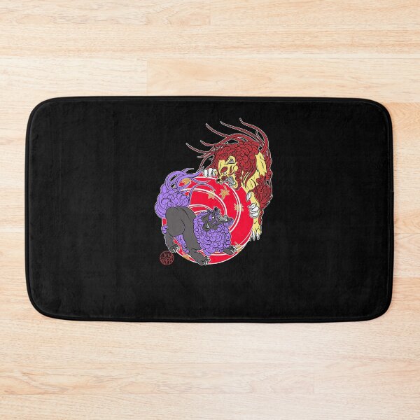 Item preview, 2 Komainu fight like lions designed and sold by Ukiyograph.