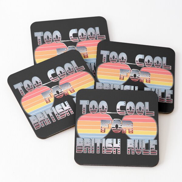 Item preview, Too Cool for British Rule Retro Sunset designed and sold by toddbrooney.