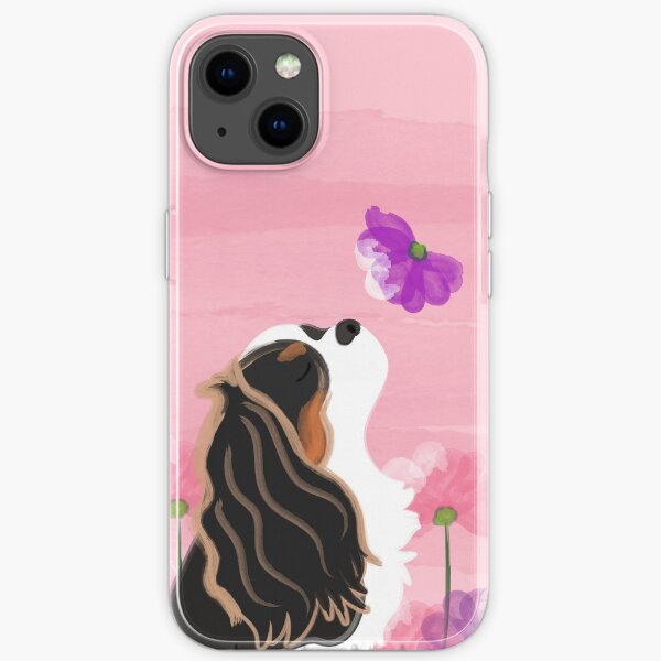 Romantique Cavalier King Charles Spaniel - Tricolore Coque souple iPhone