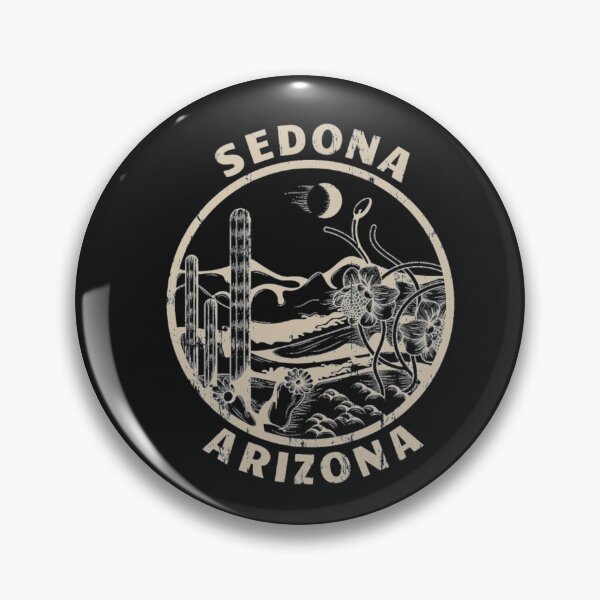 Item preview, Sedona Arizona Linocut Distressed Desert T Shirt  designed and sold by Clavitaps.