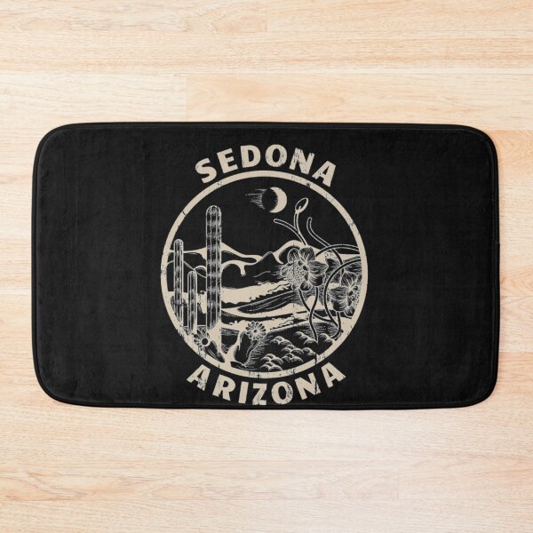Item preview, Sedona Arizona Linocut Distressed Desert T Shirt  designed and sold by Clavitaps.