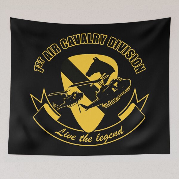Item preview, 1st Air Cavalry Division Air Cav - Live The Legend Shirt designed and sold by simbabo0846.