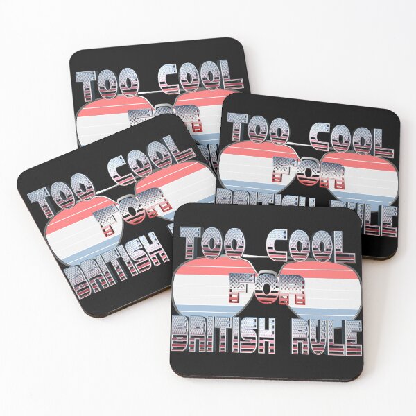 Item preview, Too Cool for British Rule Retro Sunset designed and sold by toddbrooney.