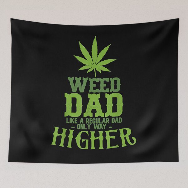 Item preview, Weed Dad Like A Regular Dad Only Way Higher Fathers Day Gift  designed and sold by sheilase.