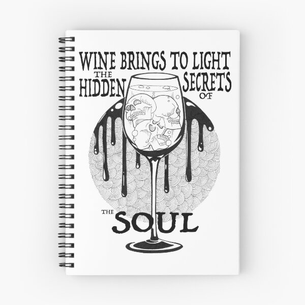 Item preview, Wine Brings to Light the Hidden Secrets of the Soul designed and sold by Quietlyquixotic.
