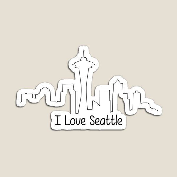I Love Seattle Magnet