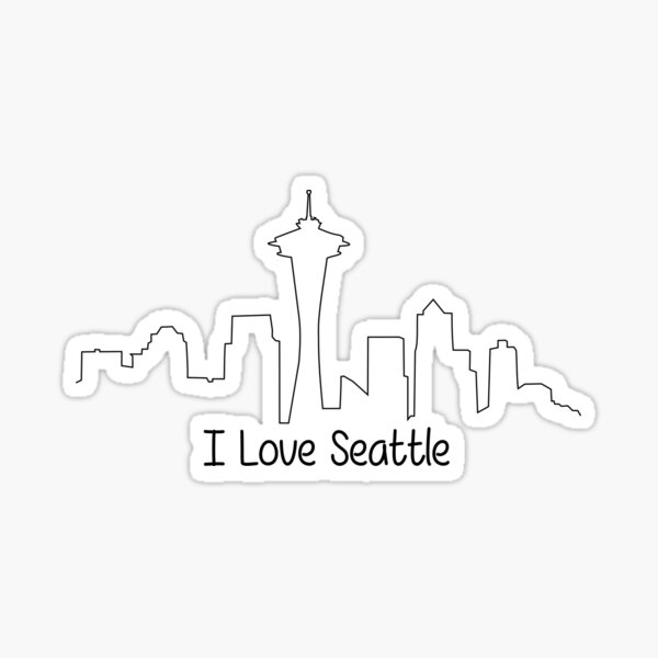 I Love Seattle Sticker