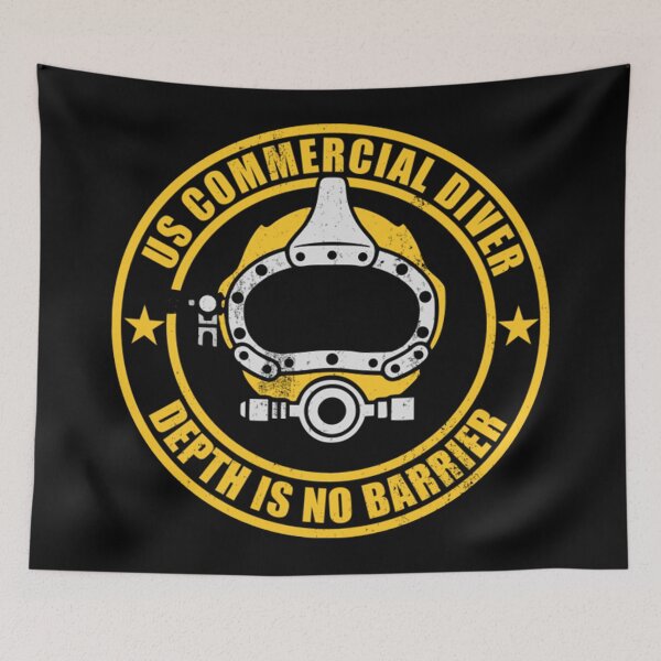 Item preview, US Commercial Diver Shirt designed and sold by simbabo0846.