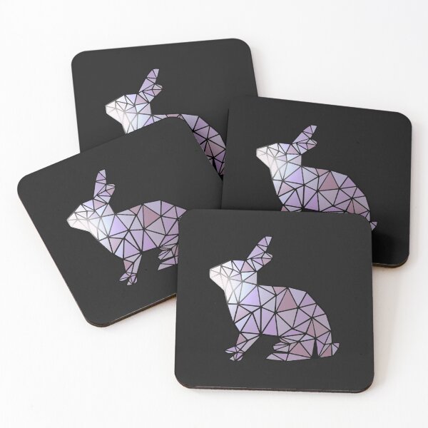 Item preview, Pink Shinny Polygon Rabbit designed and sold by Chubuter.