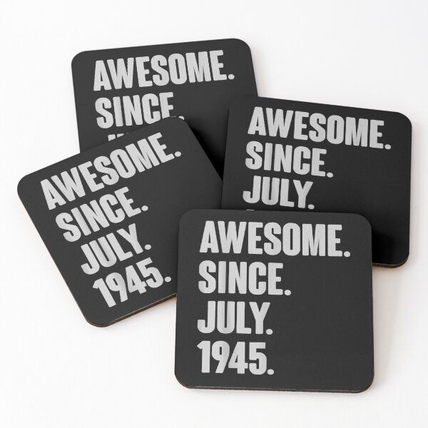 Item preview, Awesome Since July 1945 Birthday Gift For 76 Year Old  designed and sold by sheilase.