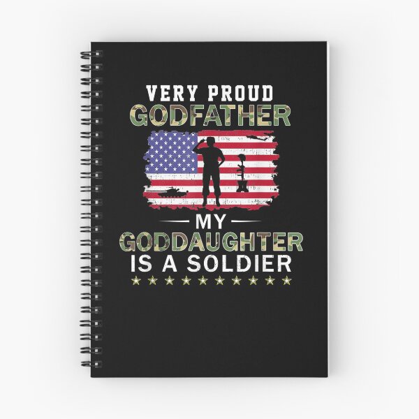 Item preview, Mens Very Proud Godfather My Goddaughter Is A Soldier Army Gift  designed and sold by sheilase.