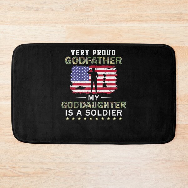 Item preview, Mens Very Proud Godfather My Goddaughter Is A Soldier Army Gift  designed and sold by sheilase.