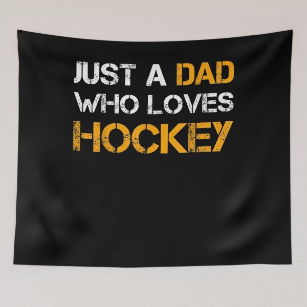 Item preview, Just A Dad Who Loves Hockey Lover Dad Funny Fathers Day Gift  designed and sold by sheilase.