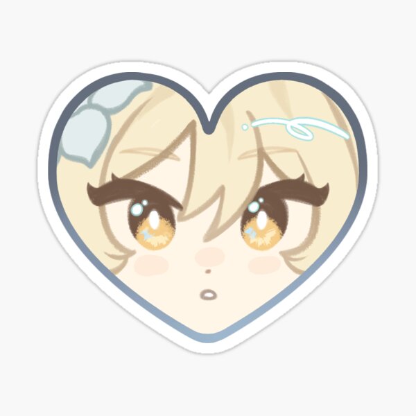 Lumine ♥ Genshin Impact Heart Sticker