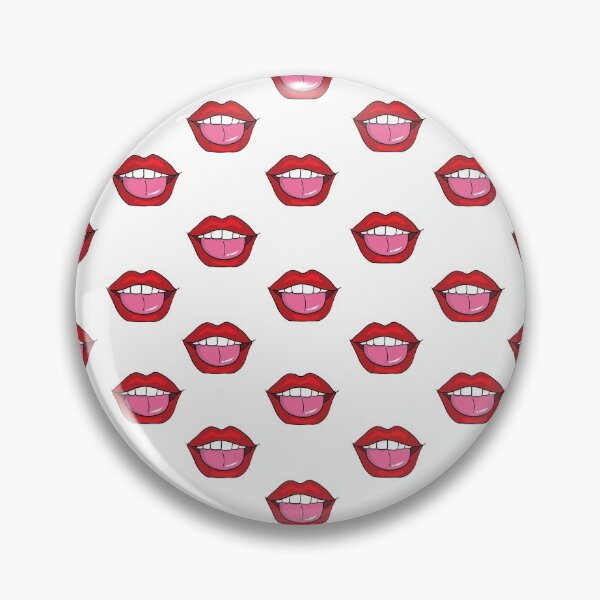 Item preview, Mouth Pop Art Seamless Pattern designed and sold by Peekonet.
