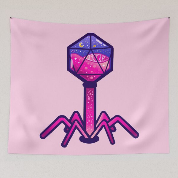 Item preview, Phage Full of Stars - Molecular Biology Science designed and sold by sunnySaraV.