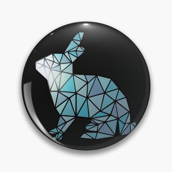 Item preview, Blue Shinny Polygon Rabbit designed and sold by Chubuter.