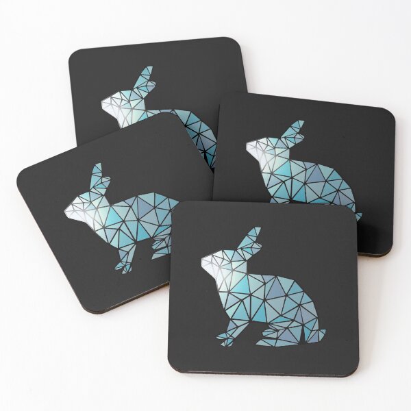 Item preview, Blue Shinny Polygon Rabbit designed and sold by Chubuter.