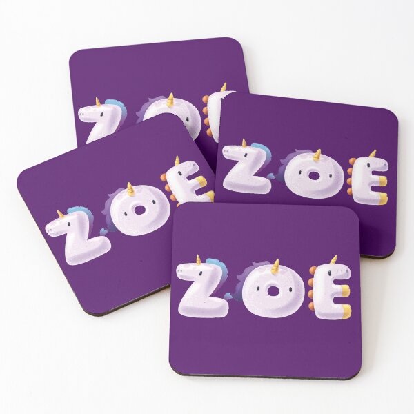 Item preview, Zoe Baby Girl Kids Name Zoe Unicorn designed and sold by elhefe.
