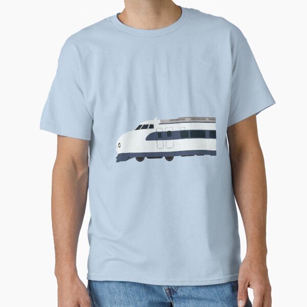 Vista previa del artículo con la obra «Tren bala Shinkansen serie 0: vista lateral», diseñado y vendido por JonesyDave.