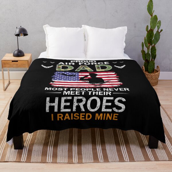 Item preview, Mens Proud Air Force Dad I Raised My Heroes Camouflage Army Gift designed and sold by sheilase.
