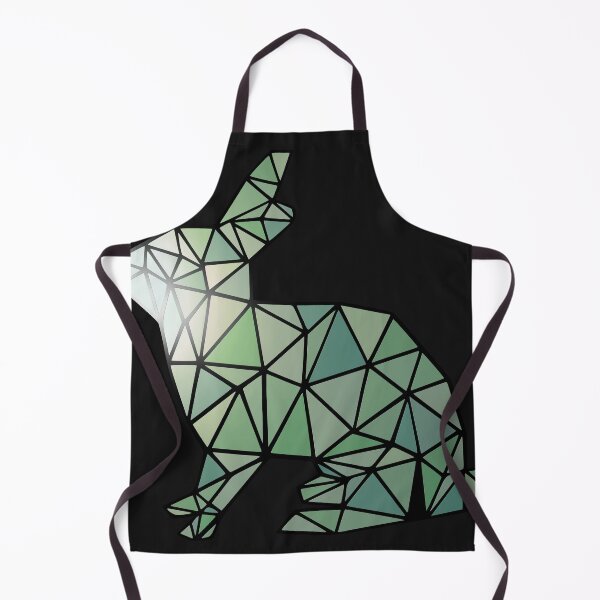 Item preview, Green Shinny Polygon Rabbit designed and sold by Chubuter.