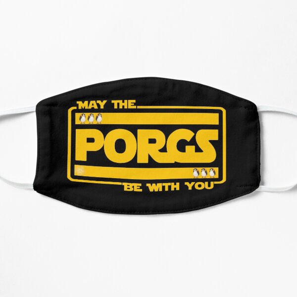 May The Porgs Be With You Flat Mask
