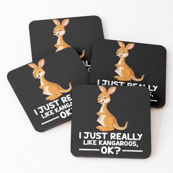 Item preview, I Just Really Like Kangaroos Ok Funny Cute Kangaroo Gift  designed and sold by sheilase.