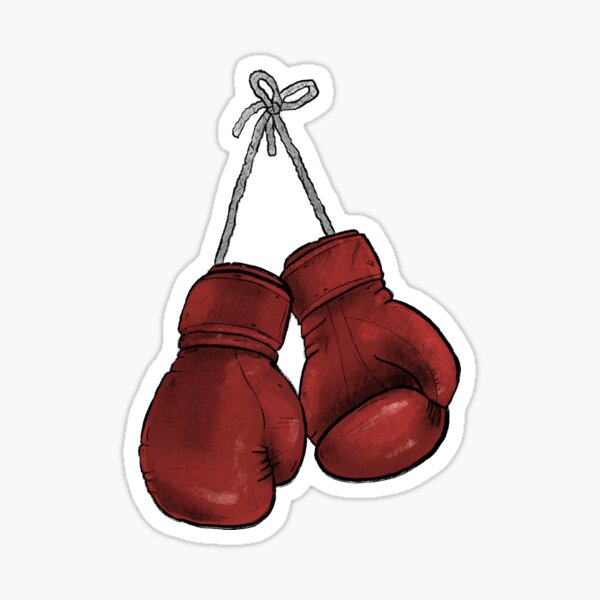 "Boxing gloves" Sticker by Kaliptra Redbubble