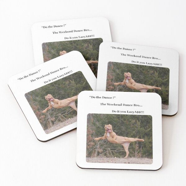 Item preview, Funny Dog Stickers: "Do the Dance... The Weekend Dance Bro... designed and sold by Memiefy.