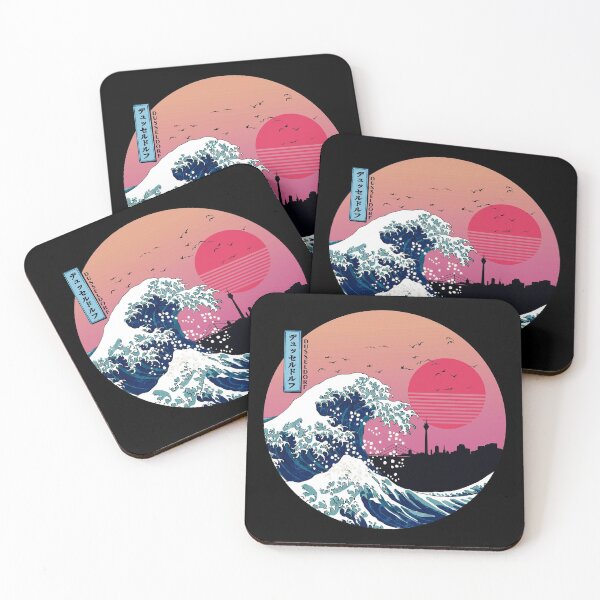 Item preview, Dusseldorf Kanagawa Wave Retro designed and sold by DFerraz.