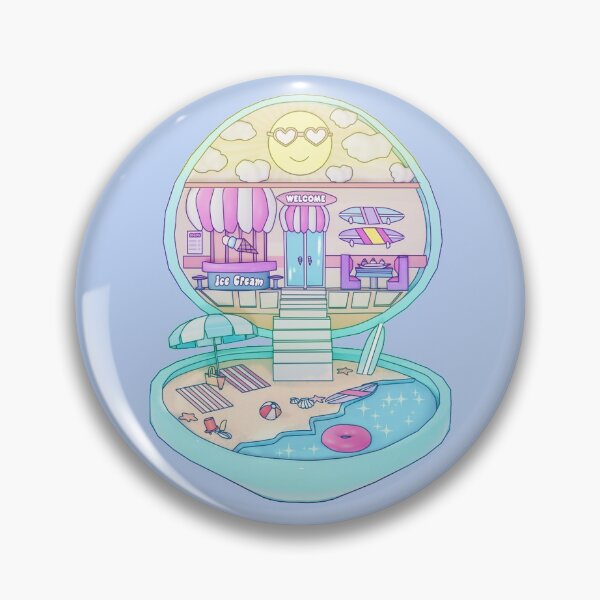 Item preview, Retro Pocket Beach Diner House designed and sold by VelvepeachShop.