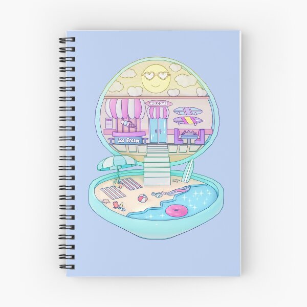 Item preview, Retro Pocket Beach Diner House designed and sold by VelvepeachShop.