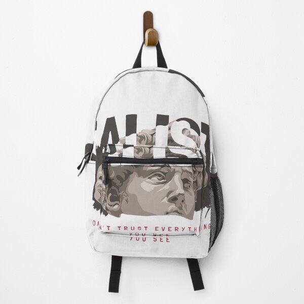 Item preview, Realistic Slogan with Black White Antique Statue Head Illustration designed and sold by Peekonet.
