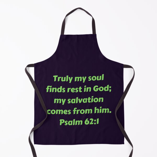 Aperçu de l'œuvre Bible Verse Psalm 62:1 créée et vendue par Prayingwarrior.